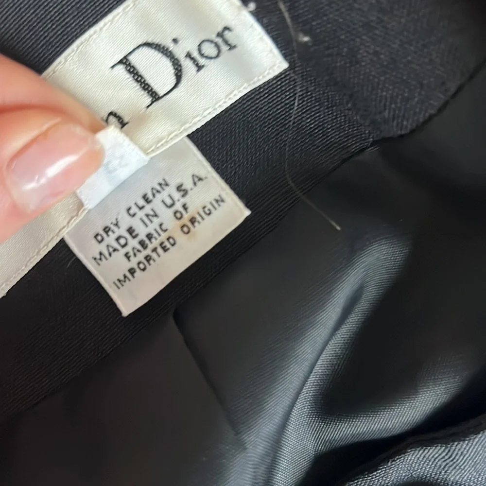 Vintage Christian Dior blazer skirt set
